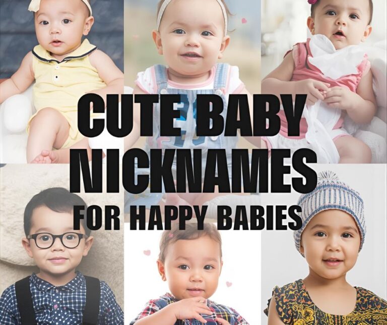Cute Baby Nicknames for Happy Babies