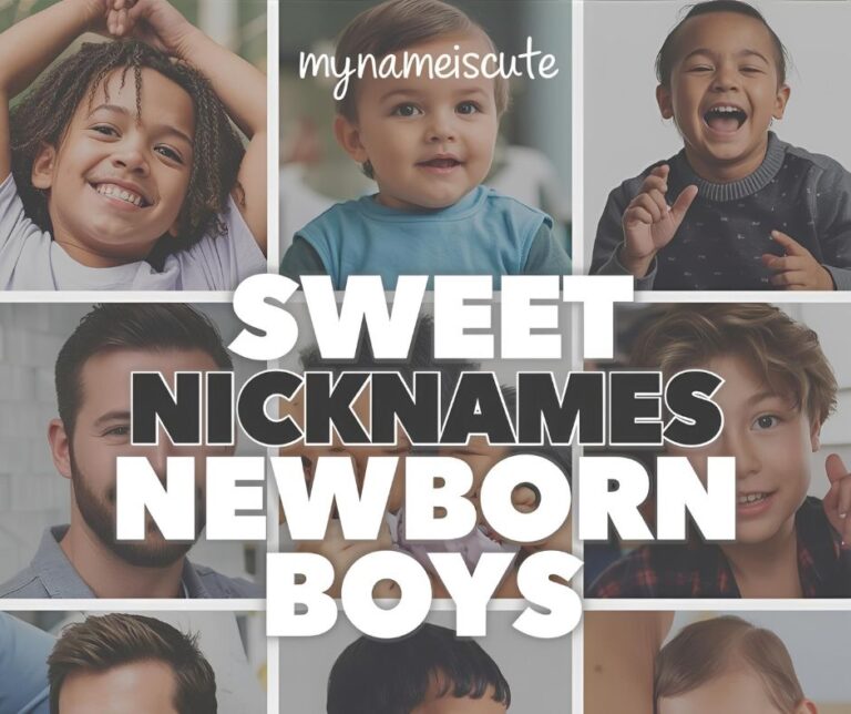 Sweet Nicknames for Newborn Boys