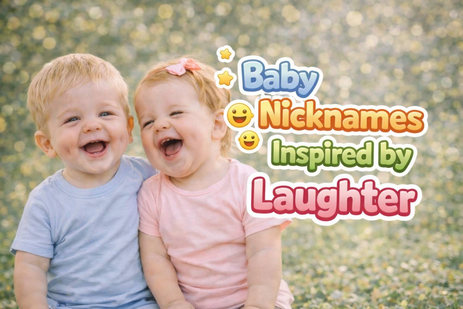 Baby Nicknames Inspired by Laughter