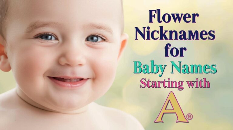 Flower Nicknames for Baby Names Starting With A