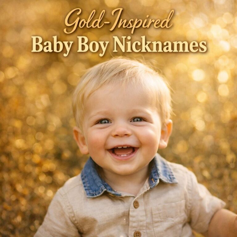 Gold-Inspired Baby Boy Nicknames