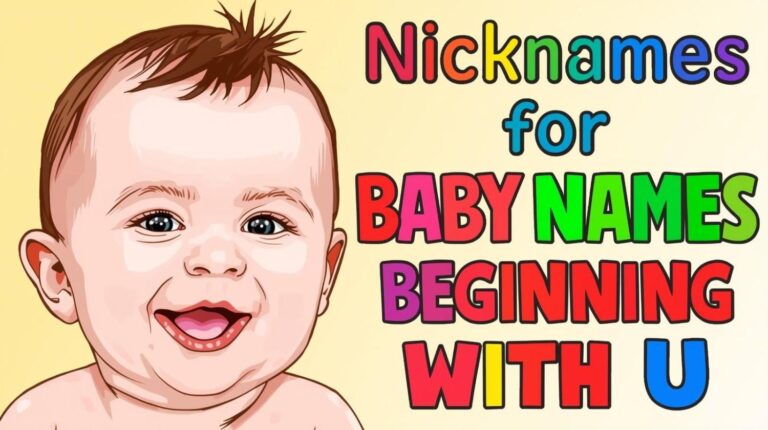 Nicknames for Baby Names Beginning With U